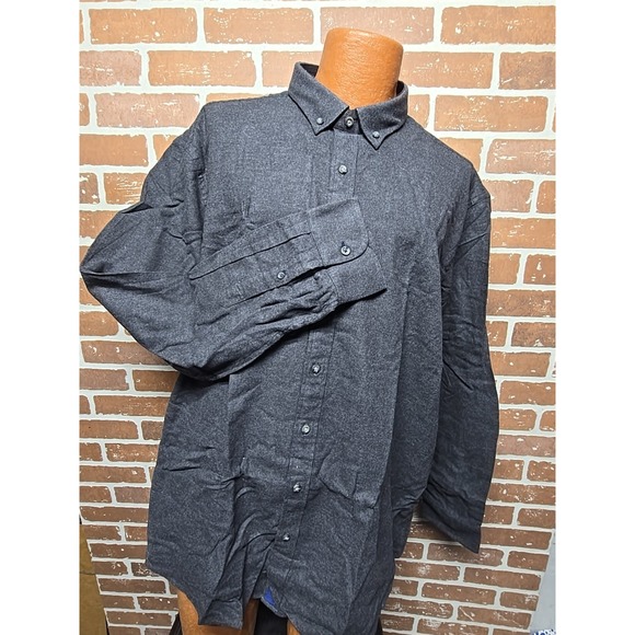 UNTUCKit‎ Men's Shirt XXXL Tall Regular Long Sleeve Button-down Grey Dad - Picture 4 of 10